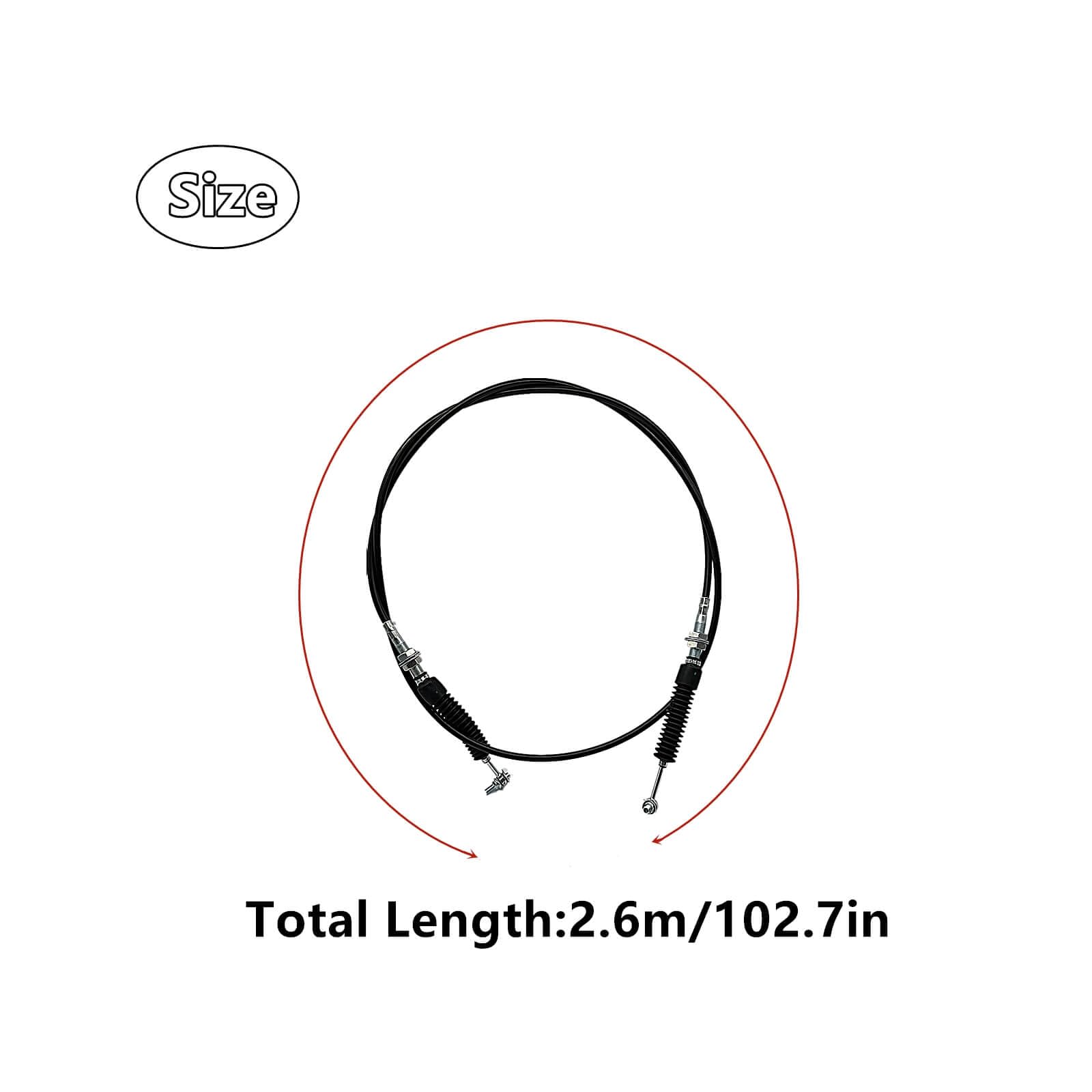 BSNOVT gear shifter cable replacement for OEM 7082285 demonstrates compatibility.