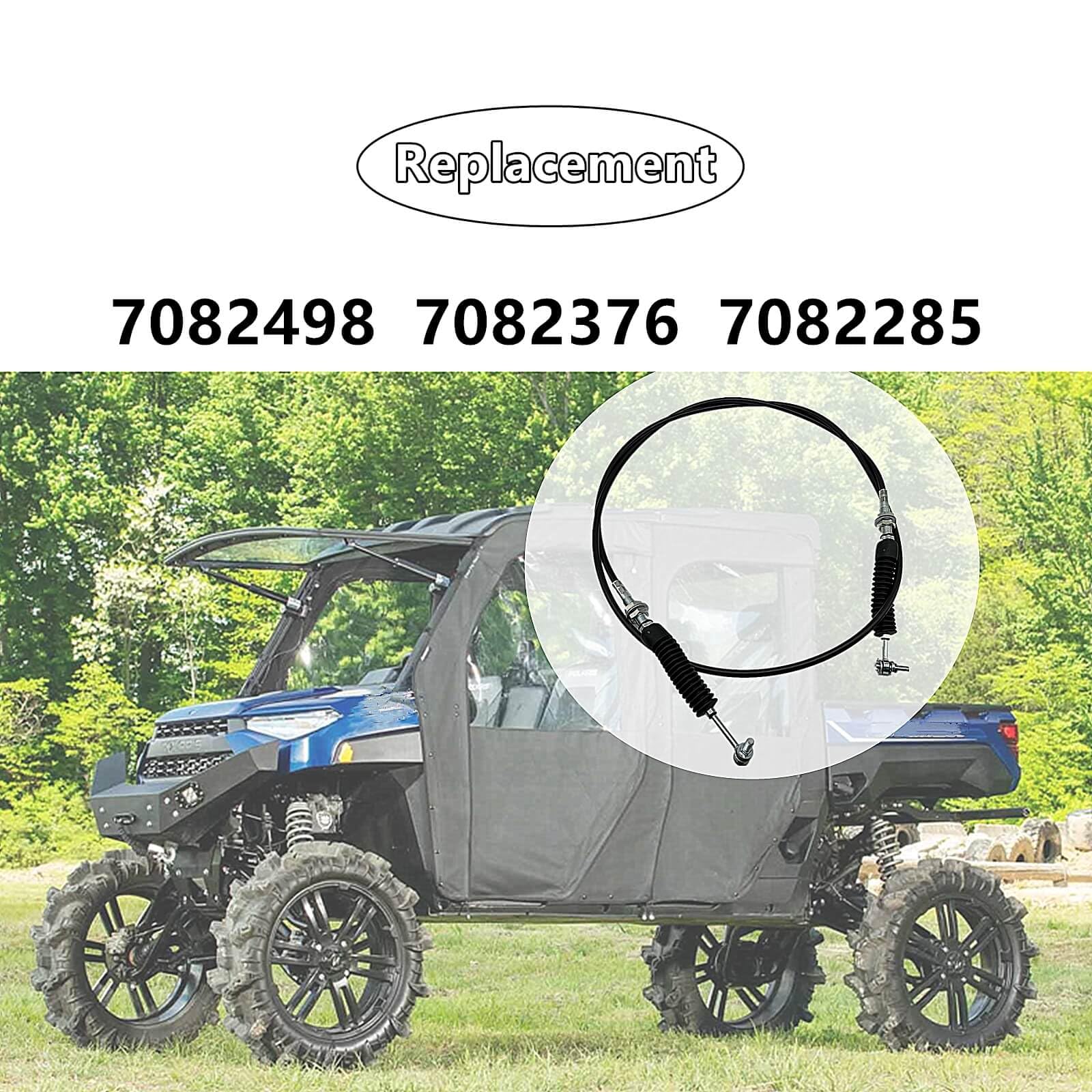 BSNOVT gear shifter cable replacement for OEM 7082498 ready for Polaris Ranger XP 1000.