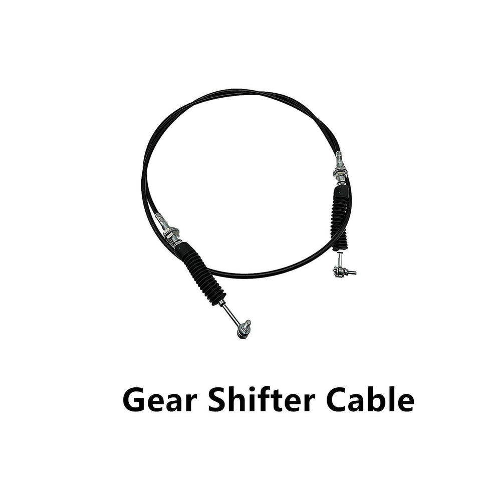 BSNOVT gear shifter cable close-up shows robust construction for off-road use.