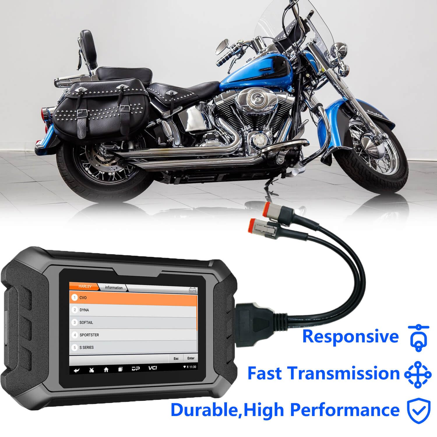 BSNOVT Harley compatibility guide facilitates quick diagnostics with readers.