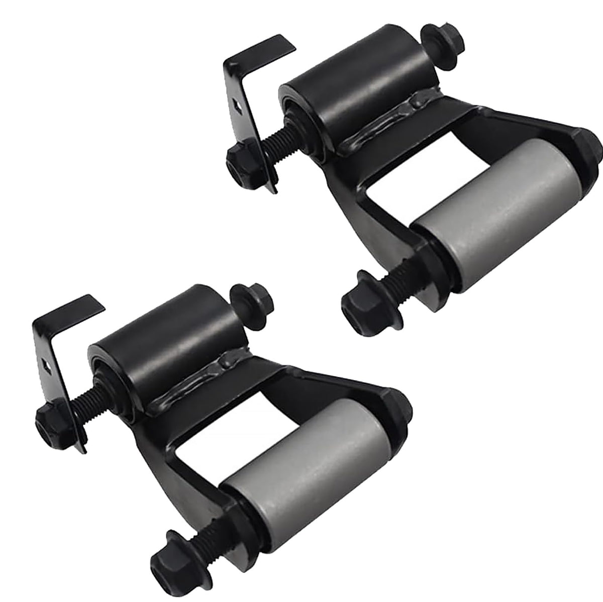 BST BSSP rear shackle kit close-up with durable steel and powder coating