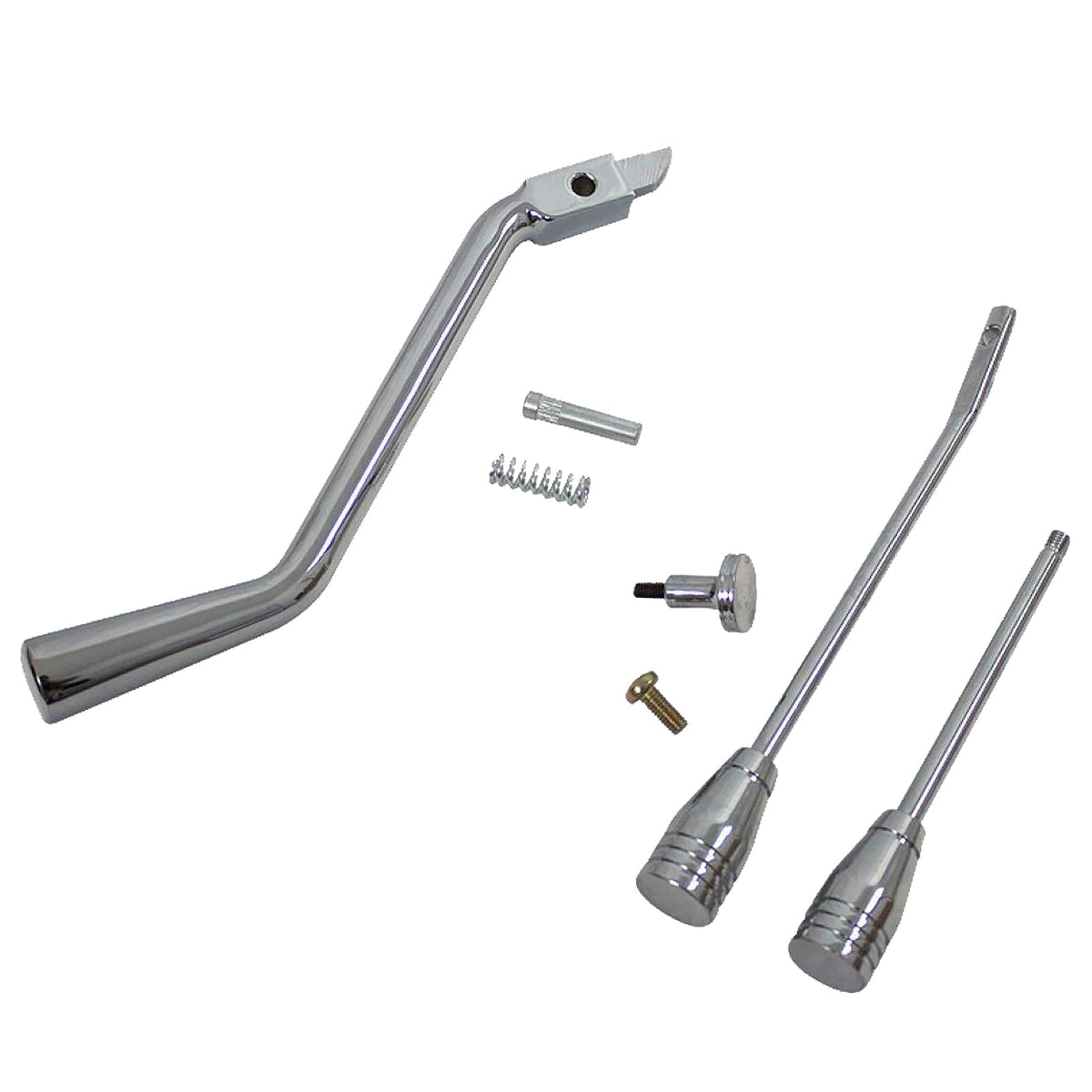BST BSSP shifter arm 9-inch in polished aluminum adds retro styling to GM columns.