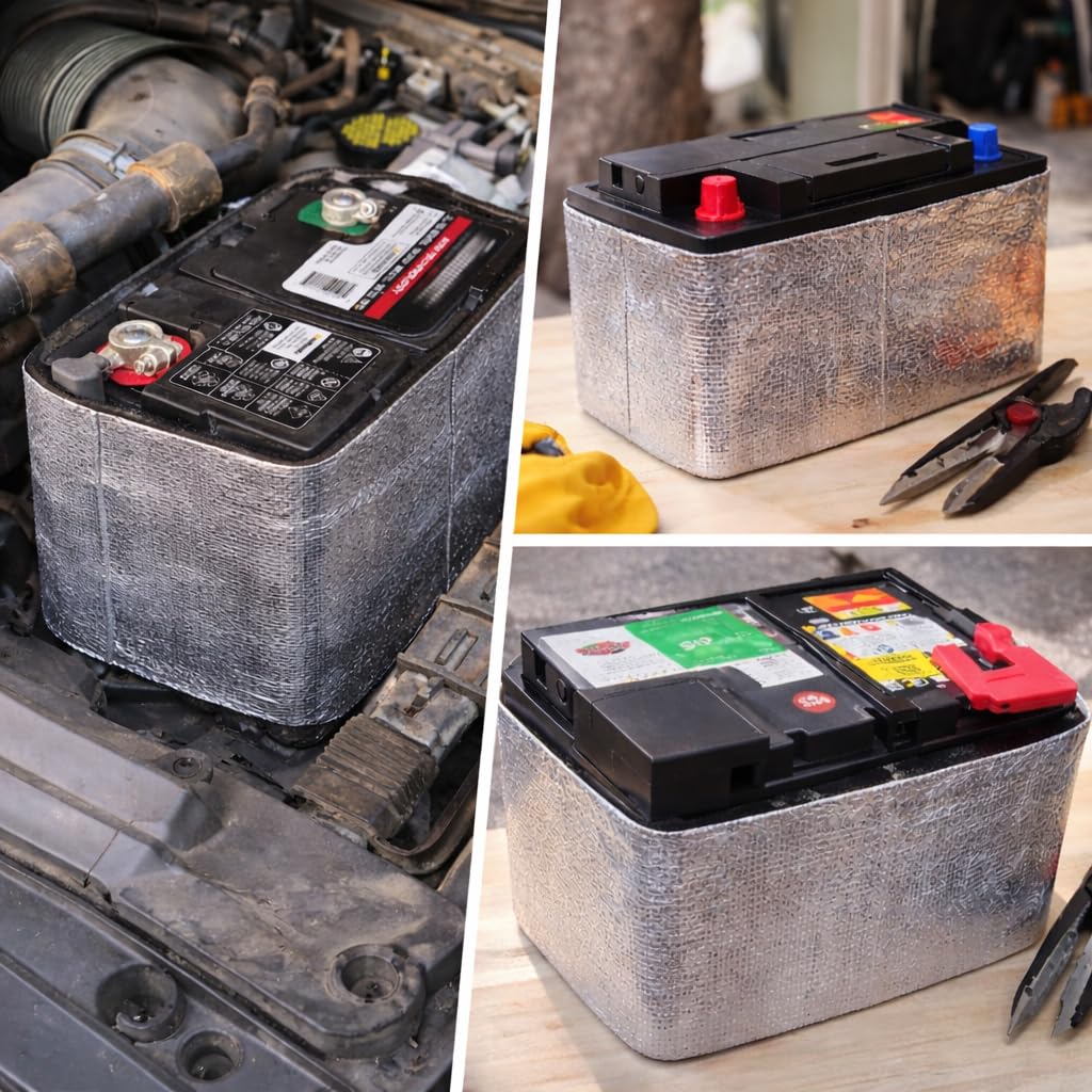 BSTFLEX car battery insulation kit suits diverse vehicles.
