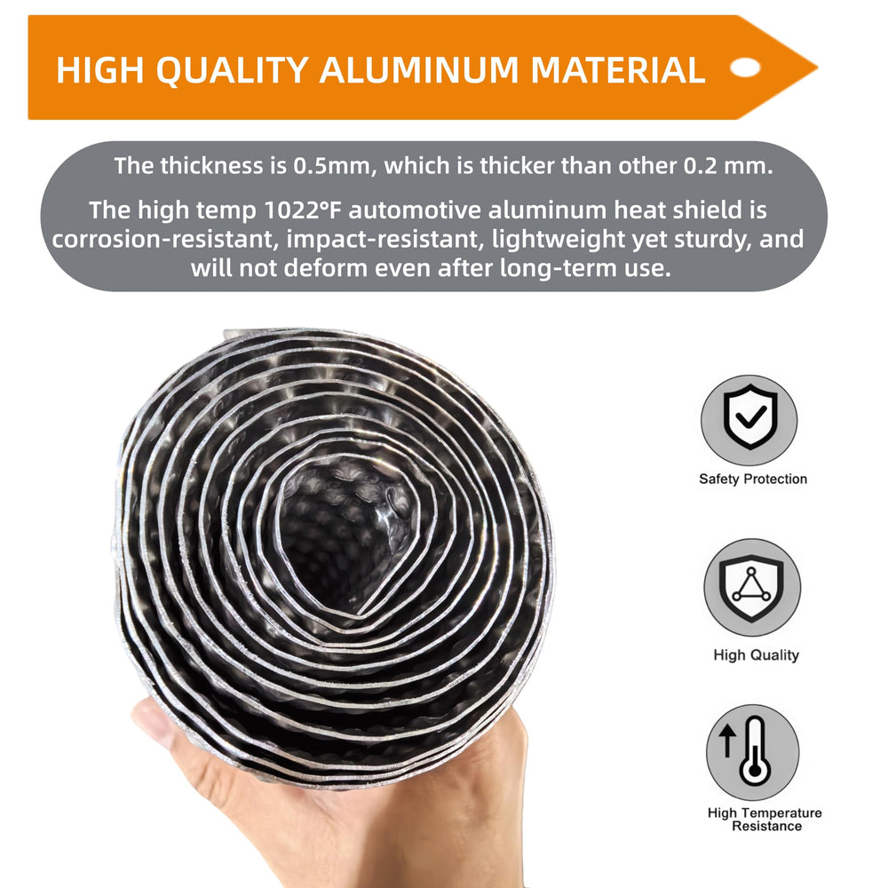 BSTFLEX heat shield demonstrates flexibility to bend around tight bends