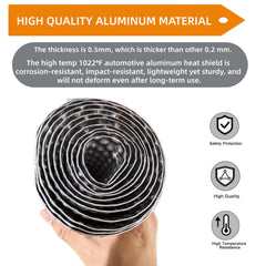 BSTFLEX heat shield demonstrates flexibility to bend around tight bends