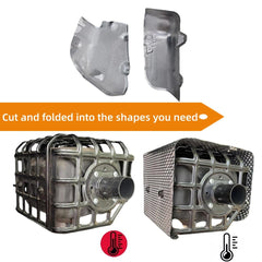 BSTFLEX heat shield suitable for underbody installation protecting exhaust components