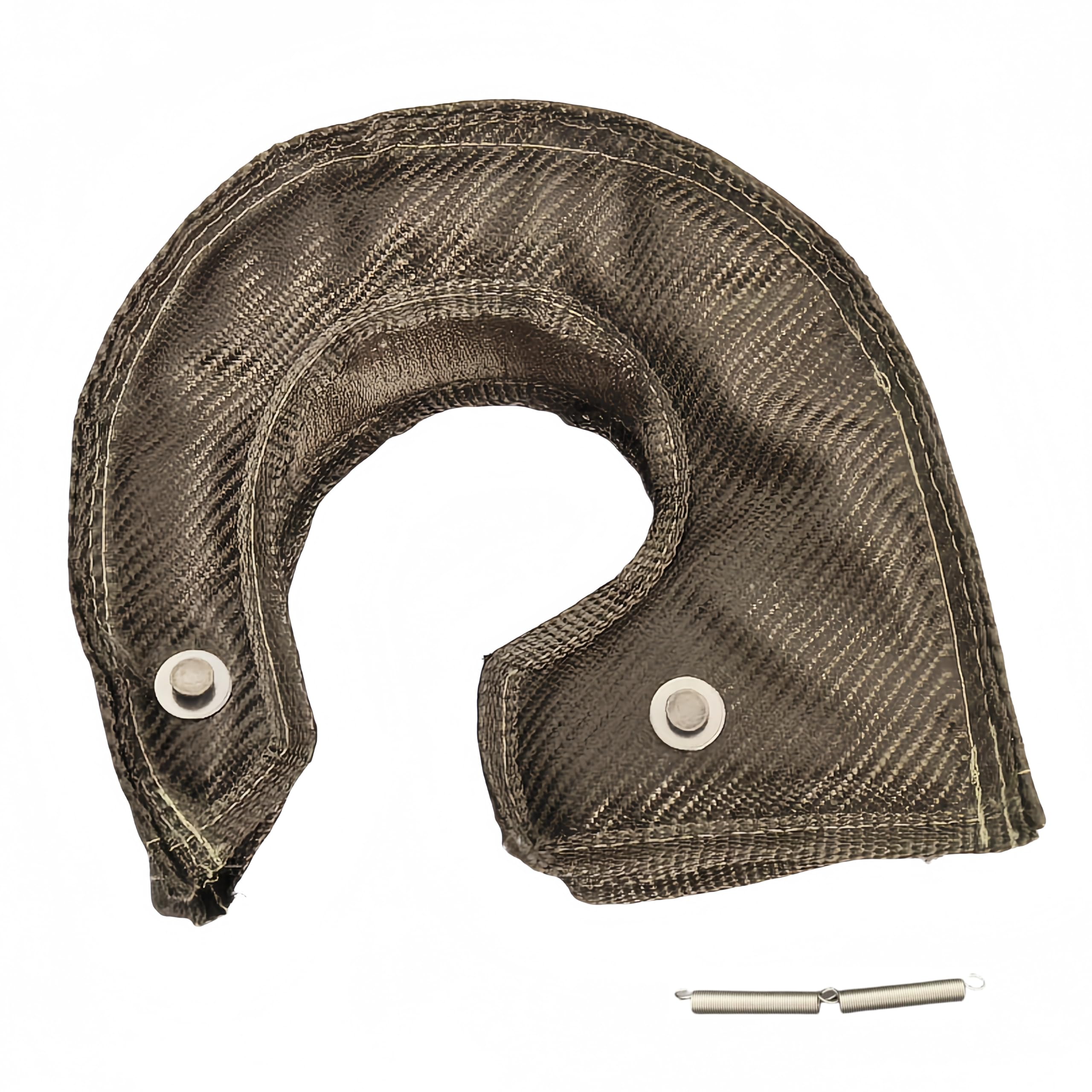 BSTFLEX titanium turbo blanket front view shielding engine heat