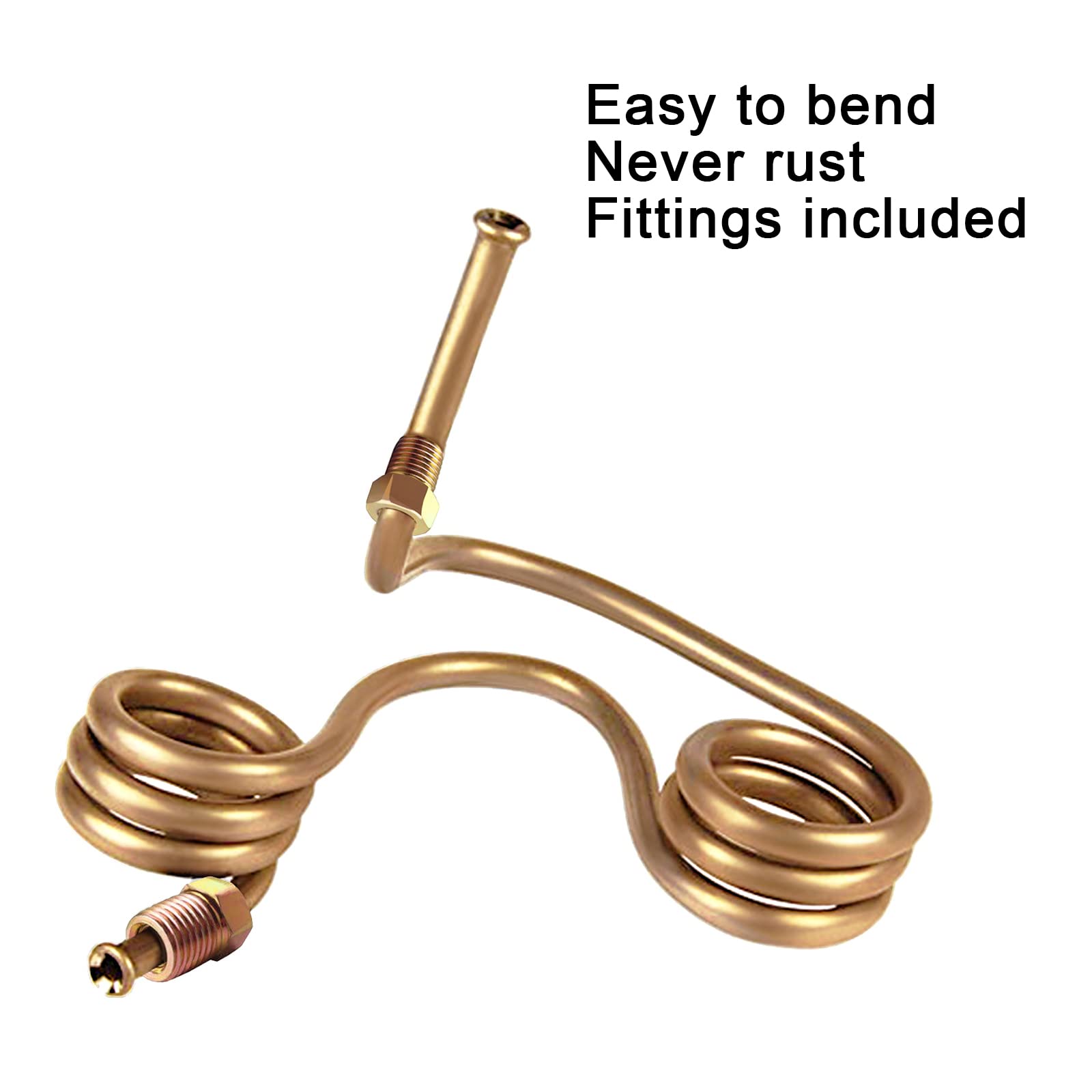 BSTIQUEUS easy-to-bend copper-nickel line for clean double-flare work