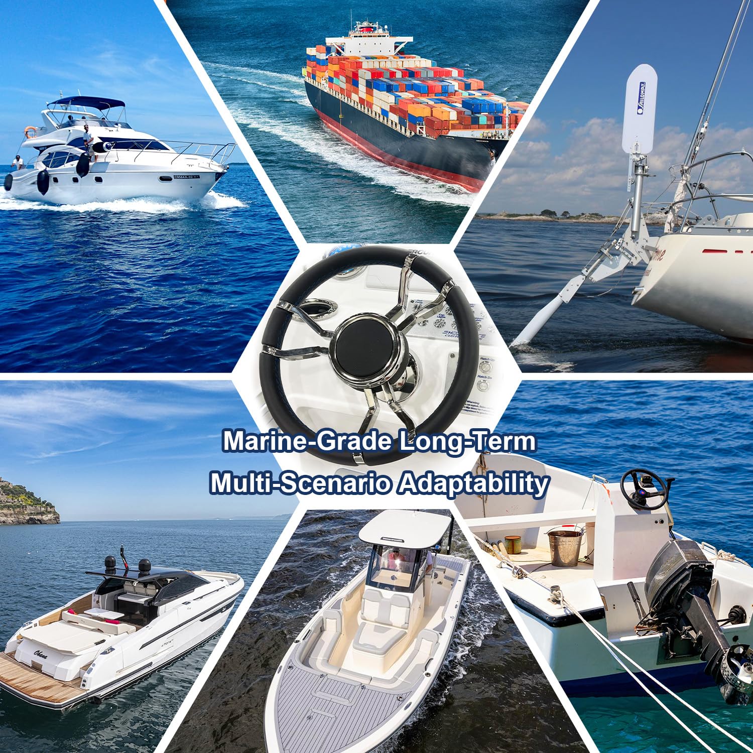 BTAS 2-4-C guards prop shafts and tilt mechanisms during rugged marine operation.
