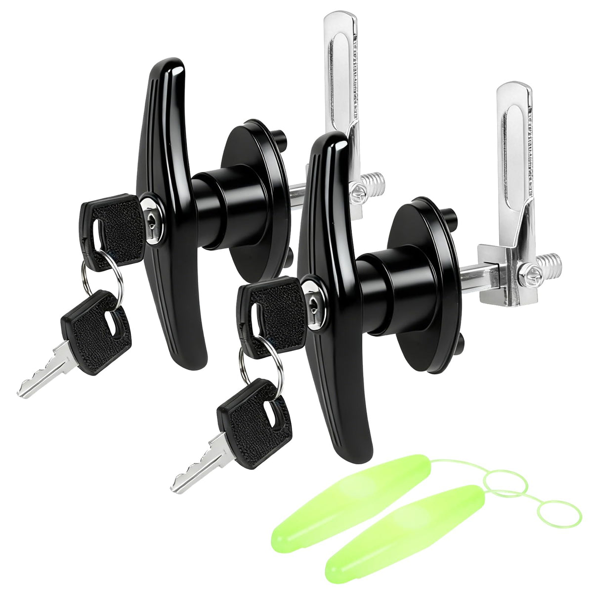 BTEOBFY night-glow T-handle latch illuminated for easy nightly use