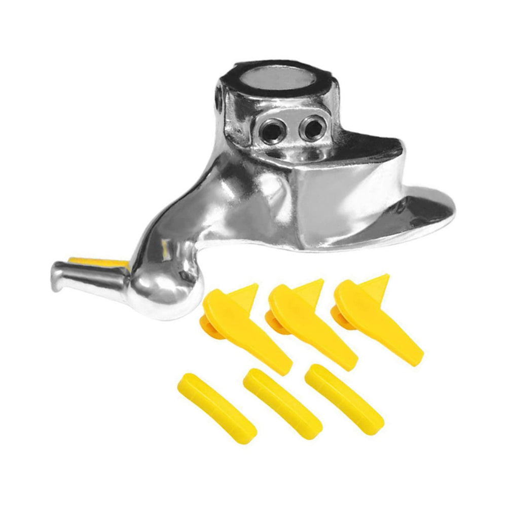 BTMIEY tire changer stainless mount bird head with smooth surface reduces friction during tire demount.