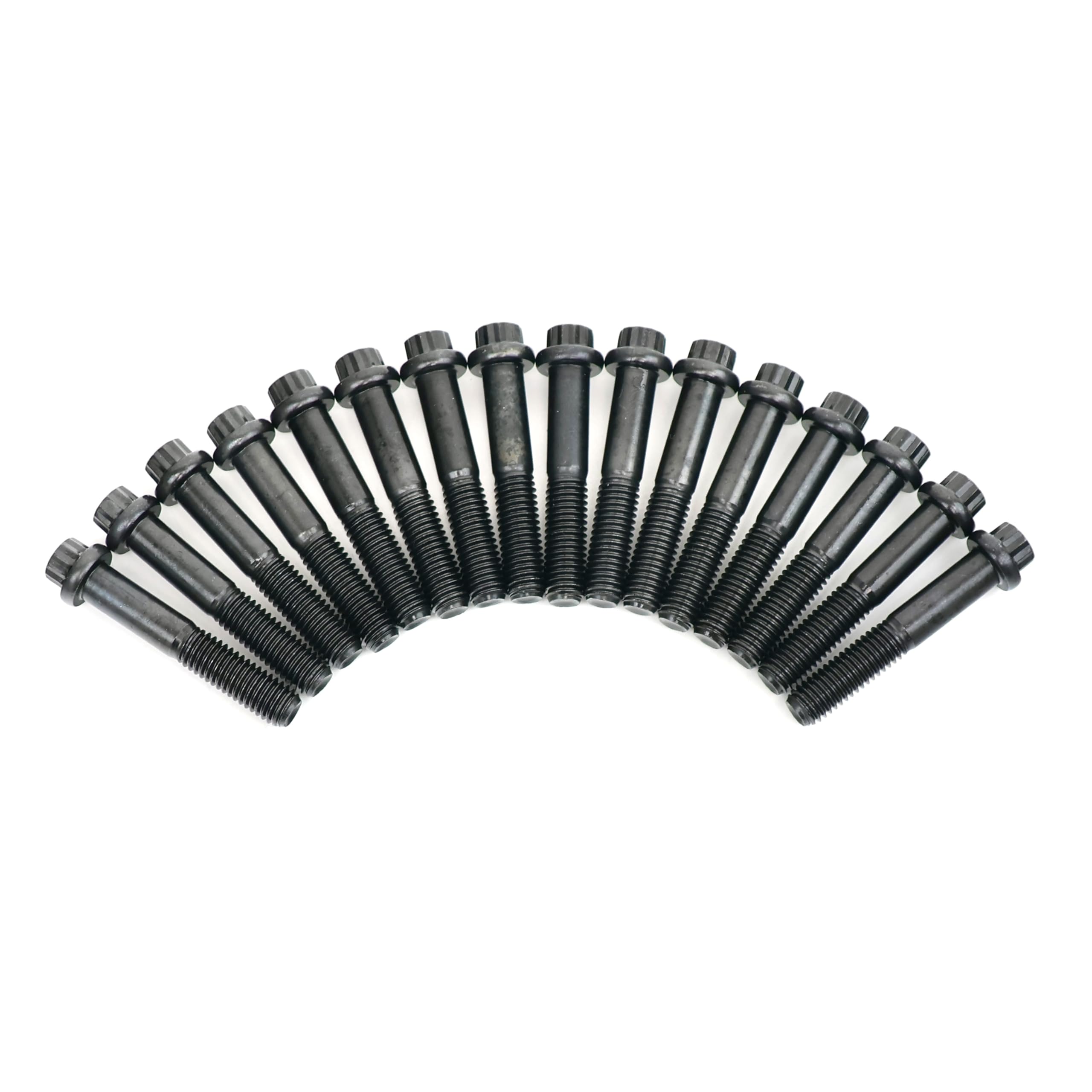 BTR 8mm 12-point head bolts closeup for precise torque.