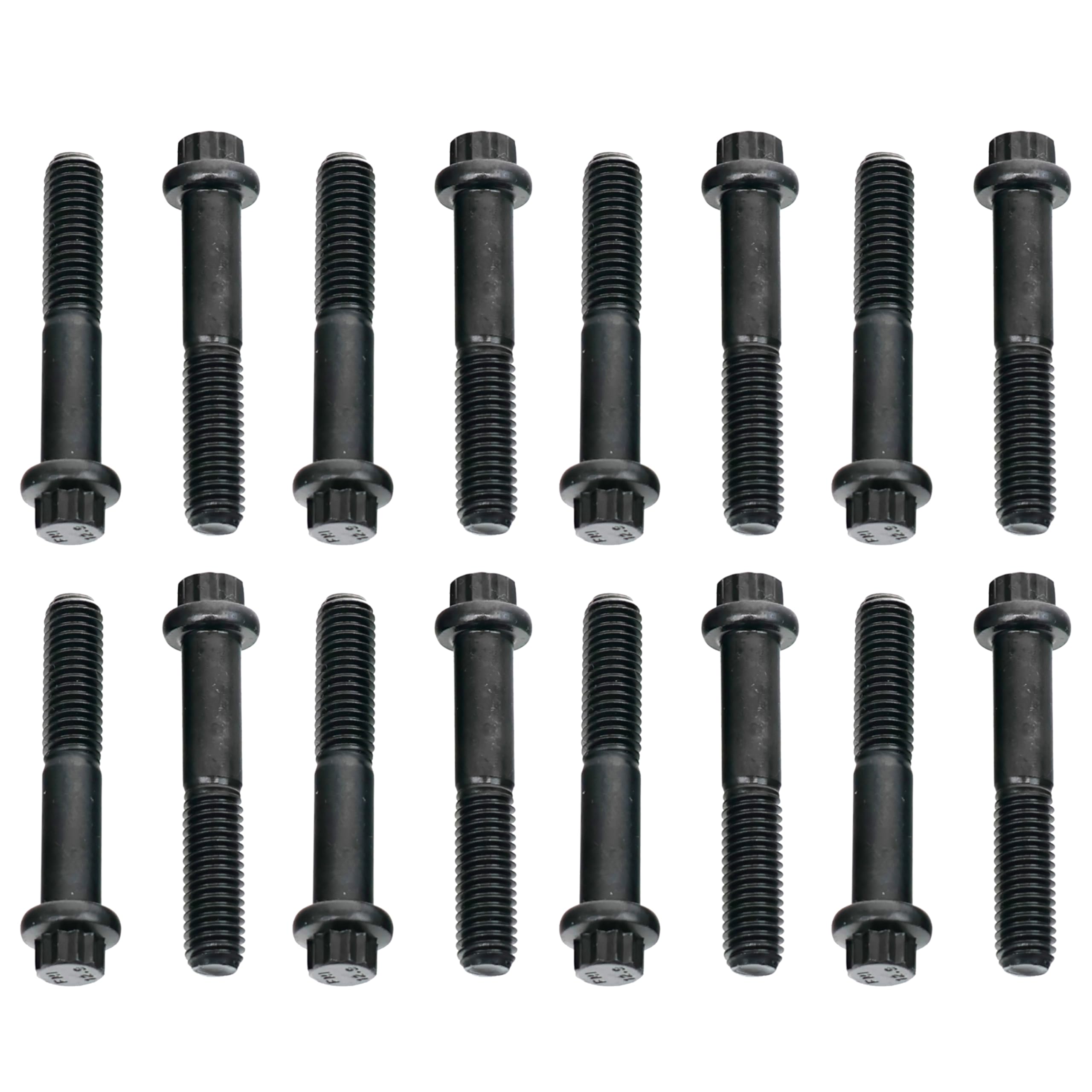 BTR LS rocker arm bolts 16-pack for secure valvetrain retention.