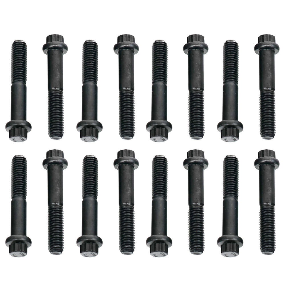 BTR LS rocker arm bolts 16-pack for secure valvetrain retention.