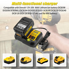 BTRUI DCB112 battery compatibility coverage for 12V-60V Max Li-ion packs