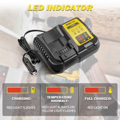 BTRUI DCB112 LED indicator shows charging status at a glance