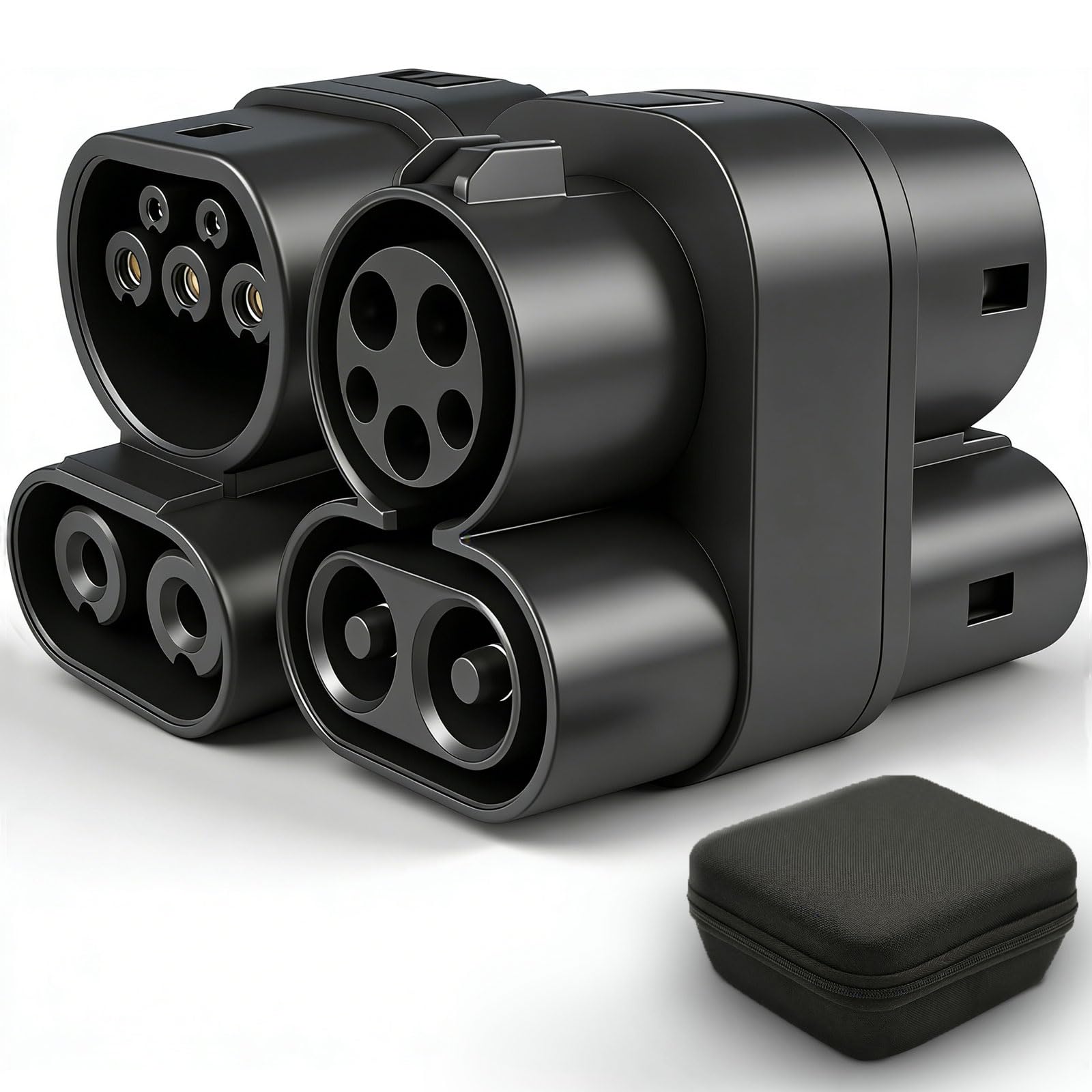 BTUYDTUY CCS1 to CCS2 adapter demonstrating cross‑standard DC charging capability