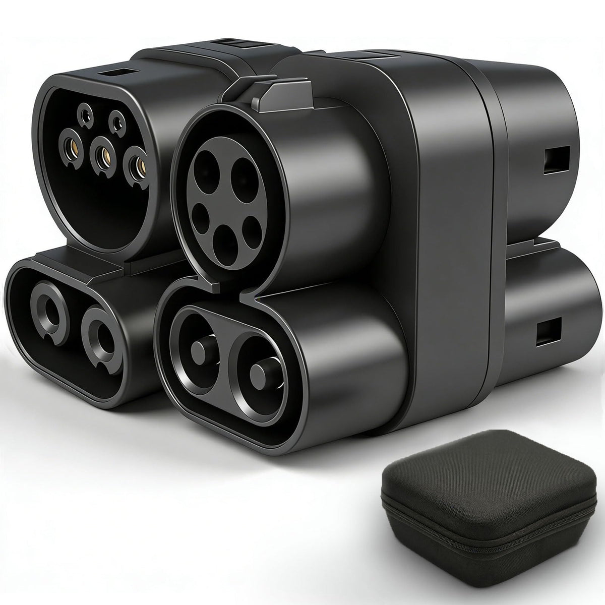 BTUYDTUY CCS1 to CCS2 adapter demonstrating cross‑standard DC charging capability
