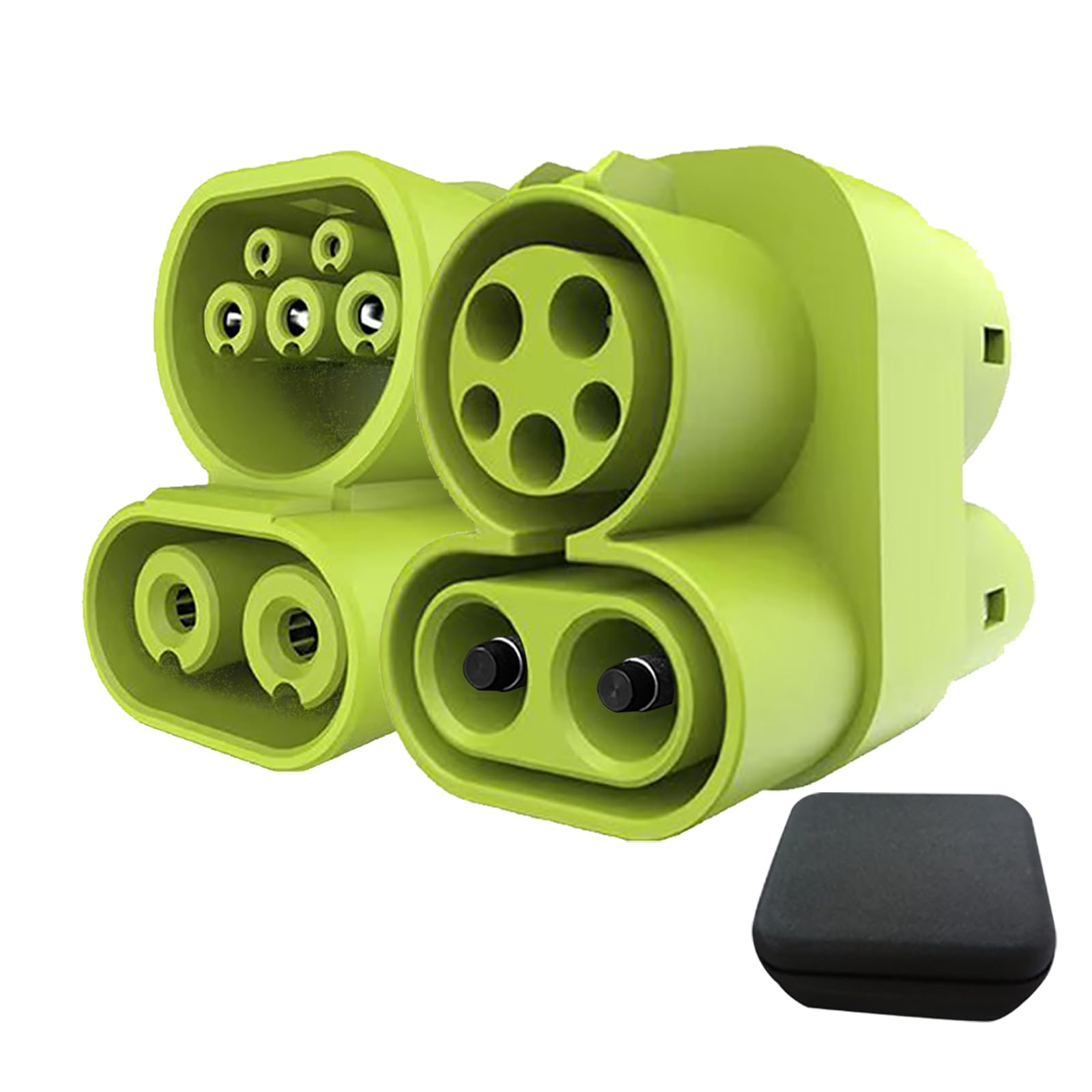 BTUYDTUY CCS1 to CCS2 adapter in DC1000V setup enables fast charging compatibility.