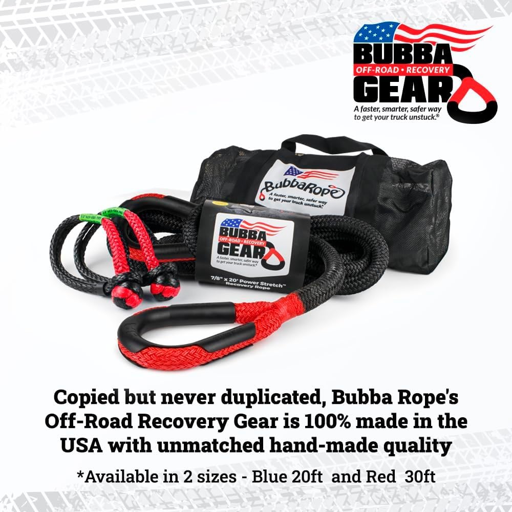 Bubba Rope gear resists water, UV and abrasion for rugged use