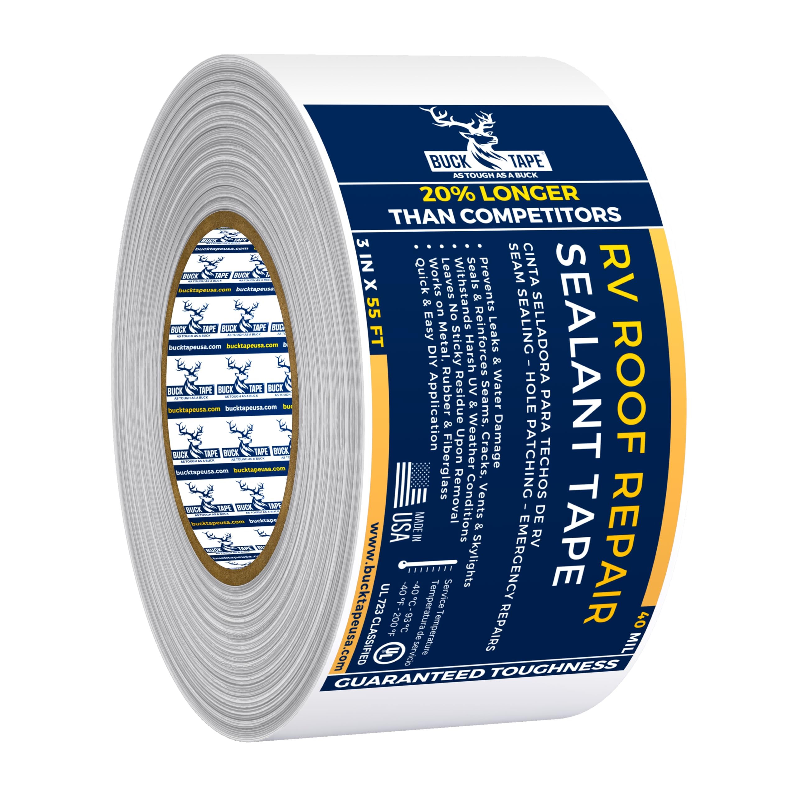 Buck RV Roof Sealant Tape peel-and-stick patch for quick, clean roof repairs