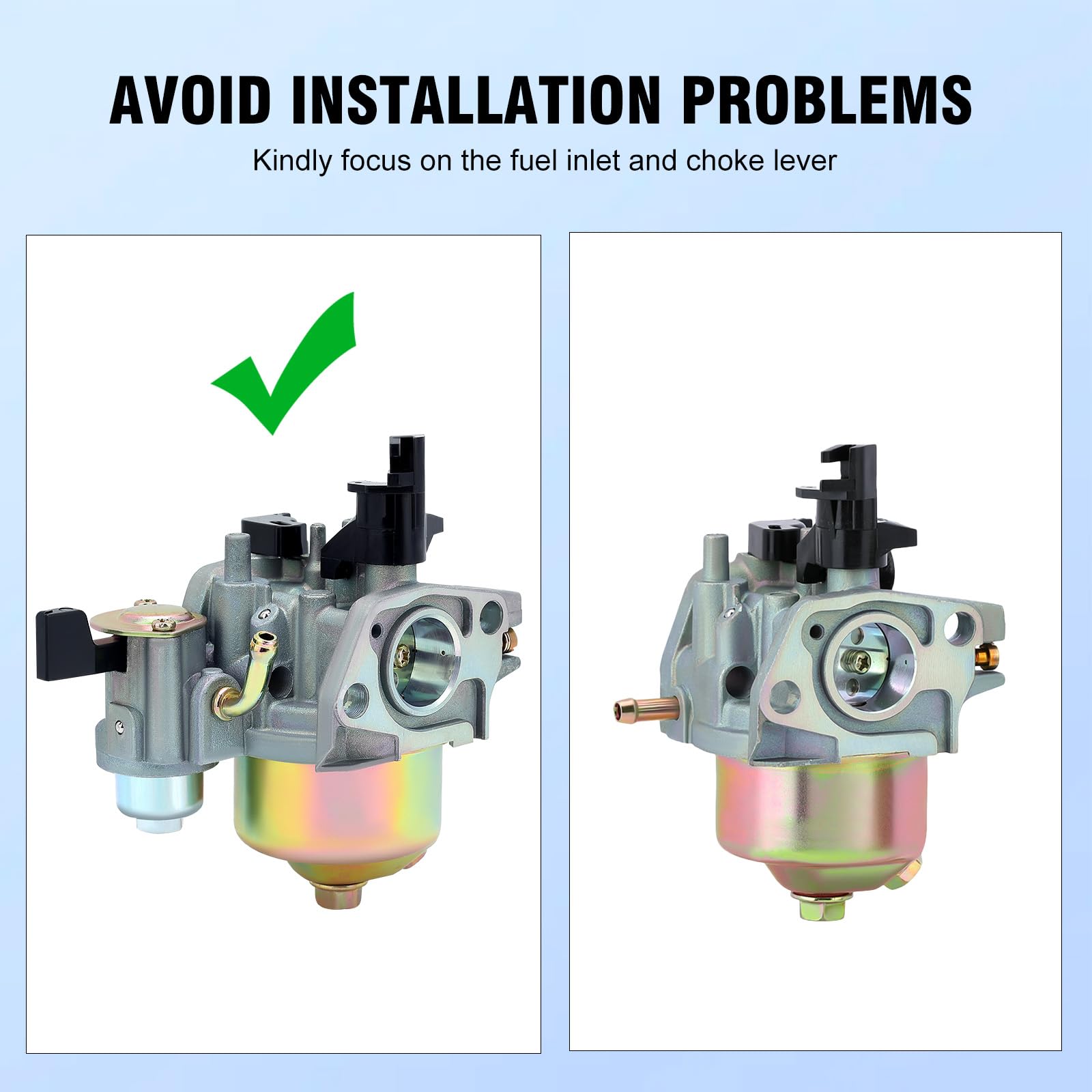 Buckbock 212cc carburetor for Predator 68120 delivers steady idle