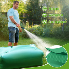 Budiwati bladder showing 32mm outlet and rust-proof valves for easy filling.