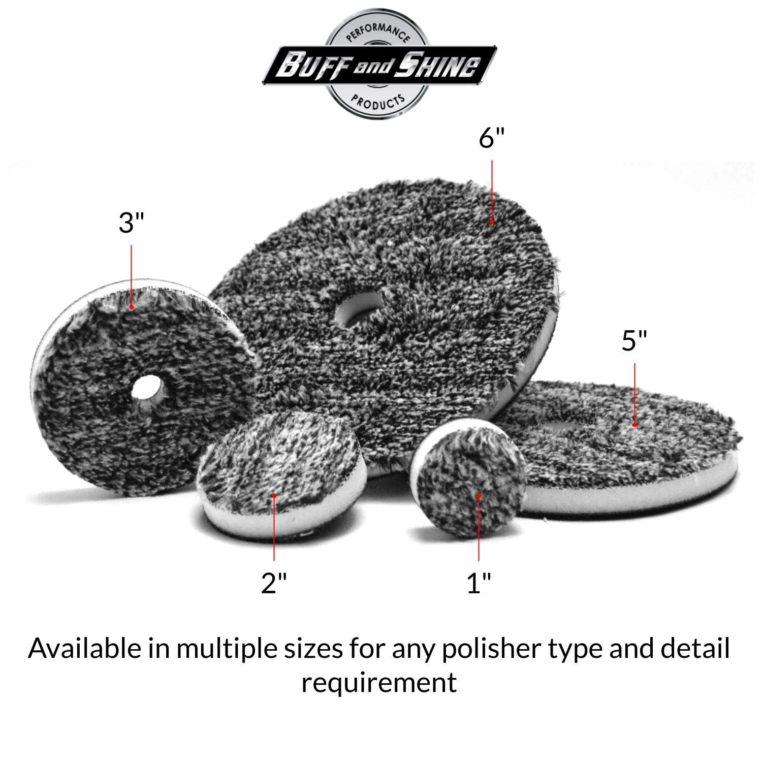 Buff and Shine URO-Fiber pad with backing plate compatibility demonstration.