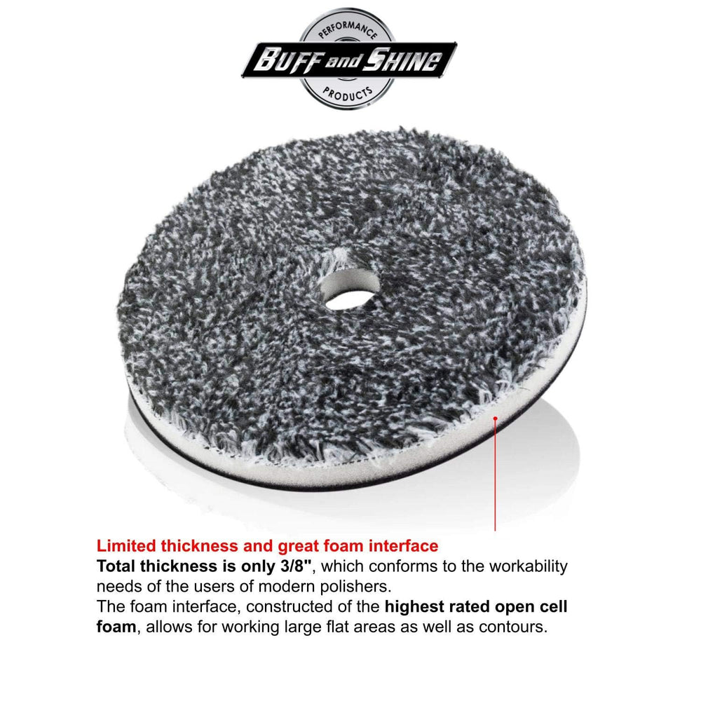 Close-up of Buff and Shine URO-Fiber microfiber detail for finishing