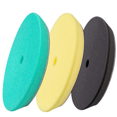 BUFFING HERO 6-inch green compounding pad for oxidation removal.