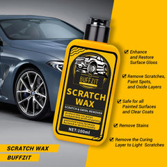 BUFFZIT car paint gloss restoration showcases revived shine.