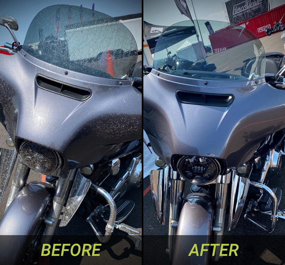 BugSlide microfiber towel ready to wipe for streak free shine