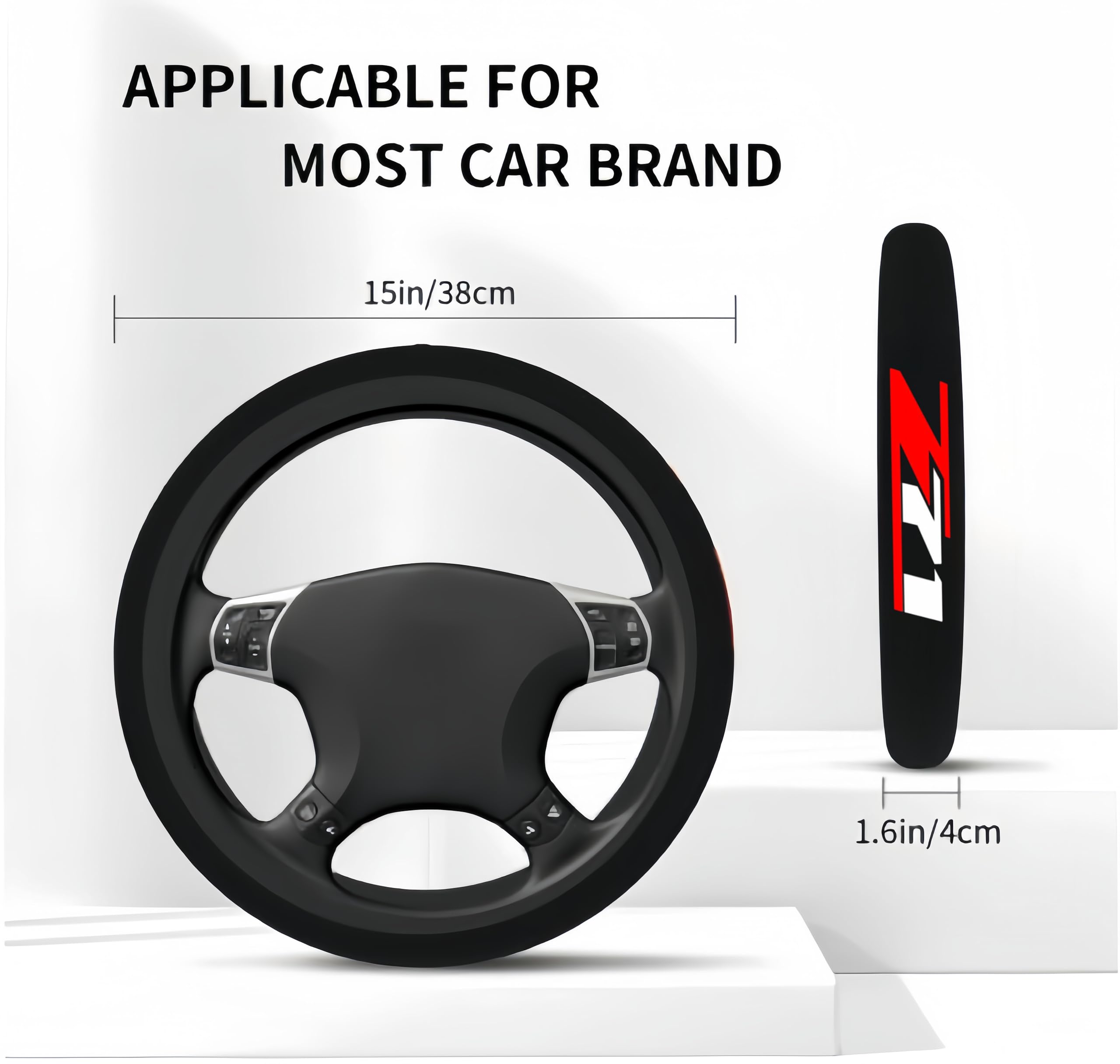 BUGUANGJIAN Z71 anti-slip texture enhances steering grip.