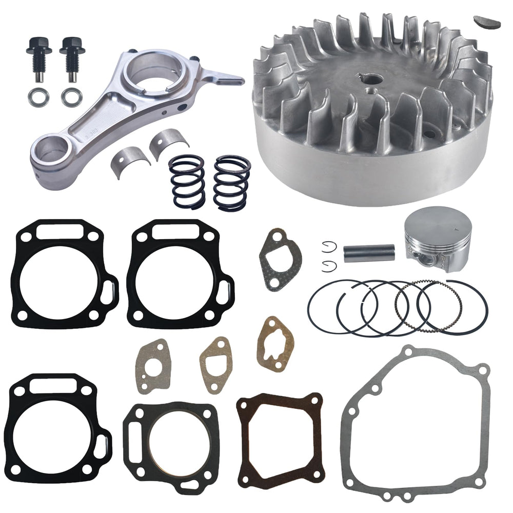 BUHNSS connecting rod for Honda GX200 enhances high rpm reliability.