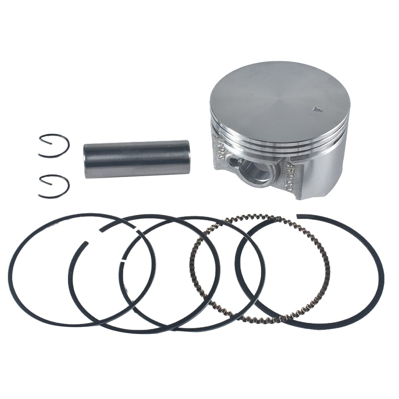 BUHNSS piston kit 70mm flat-top improves compression and power delivery.