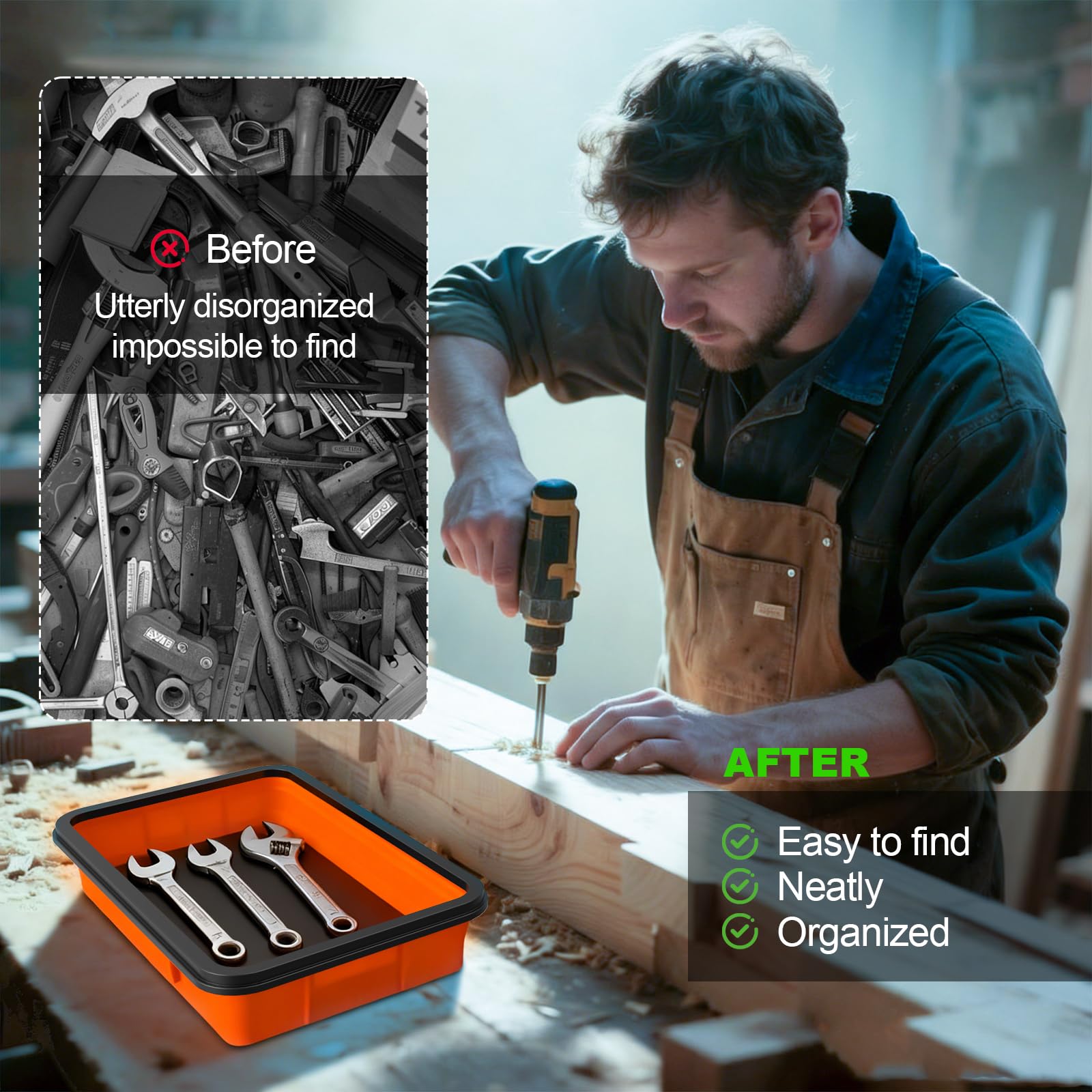 Buhobha auto repair and workshop use enhances organization and efficiency.