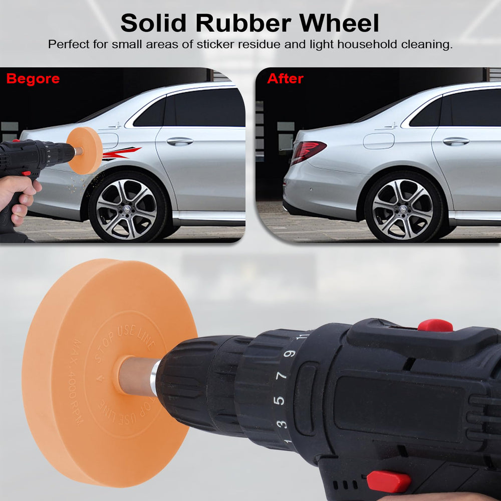 Buhobha Eraser Wheel non-toxic rubber protects surfaces during cleaning