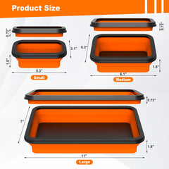 Buhobha three-size magnetic bowls hold tiny to large fasteners securely.