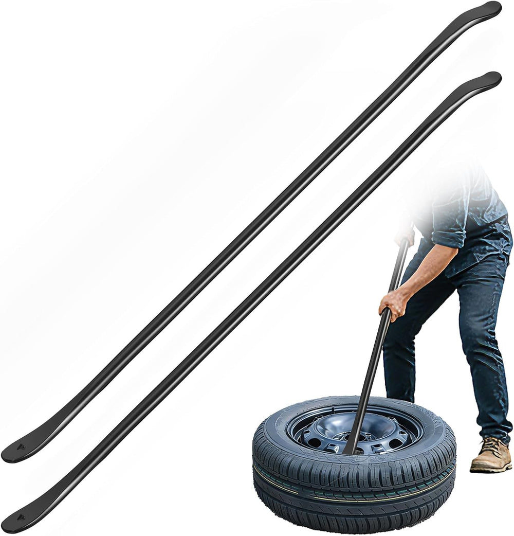 Buhobha tire bar 39-inch angled tip facilitates bead seating during tire mounting