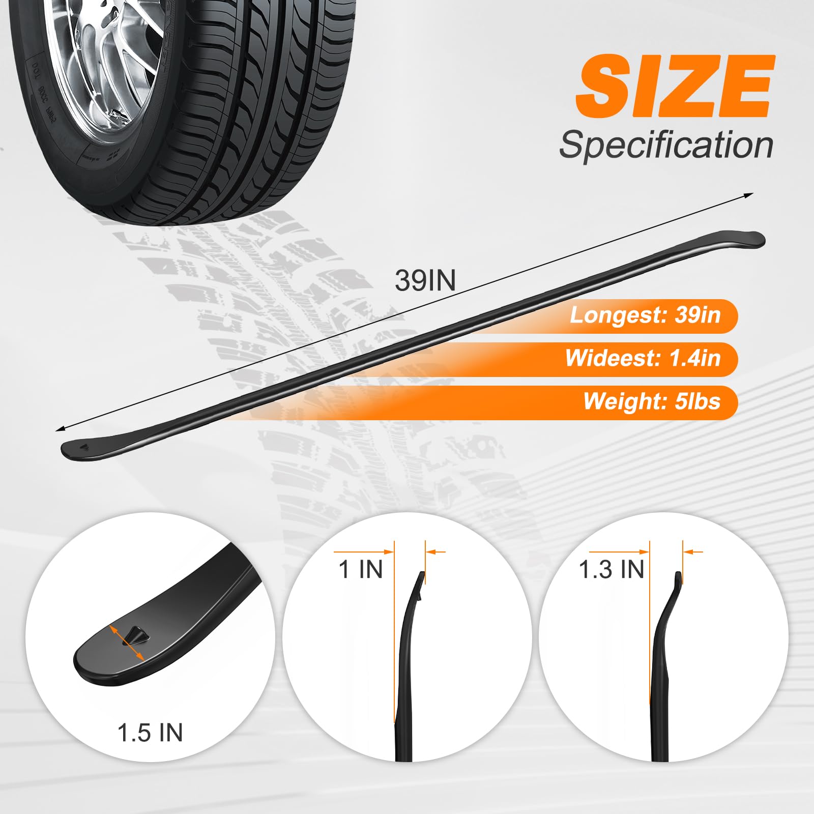 Buhobha tire bar forged from 40Cr steel delivers strength for heavy-duty tire work