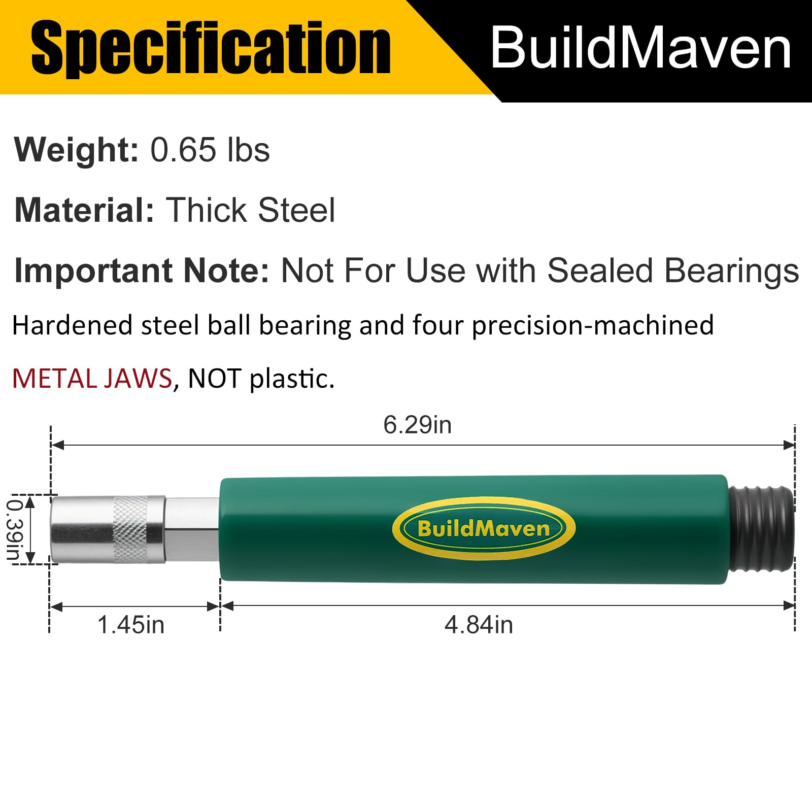 BuildMaven heavy duty steel construction for long lasting maintenance