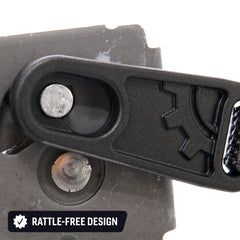 BuiltRight laser-cut bracket and CNC-formed hardware ensure precise fit.