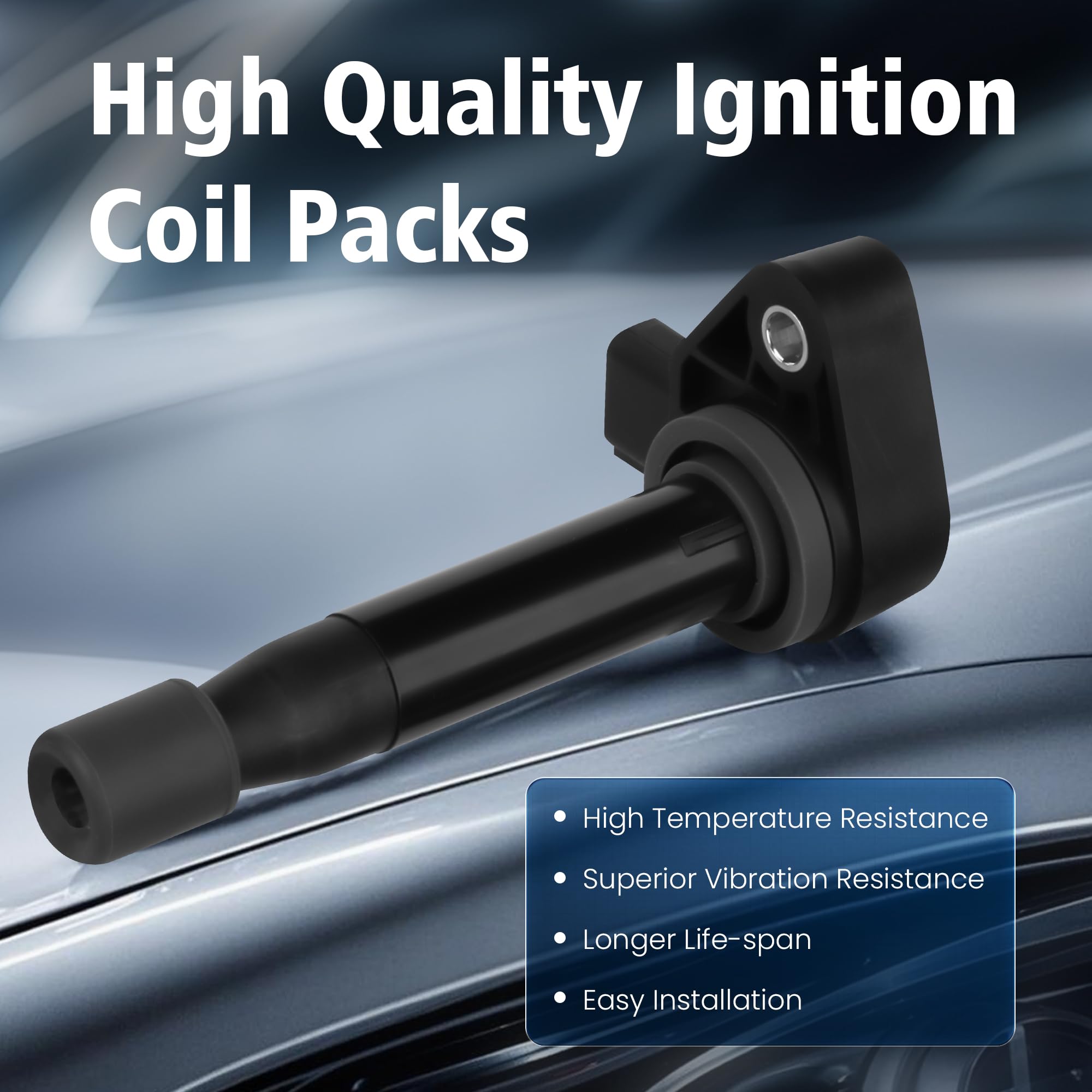 BULIAZY coil pack for Honda Pilot 3.5L boosts response