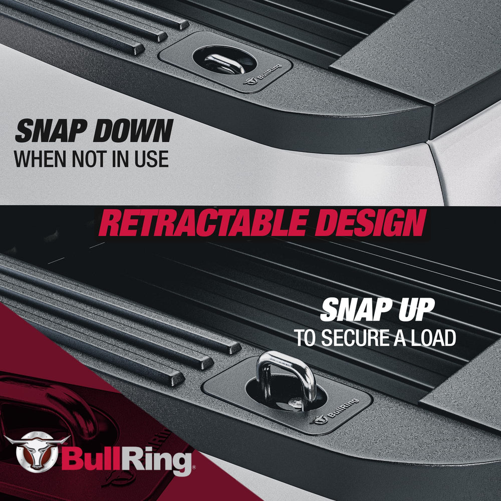 Bull Ring easy installation requiring rail cap trimming and a screwdriver.