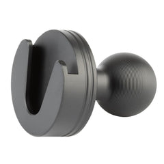 Bulletpoint aluminum handheld CB mic holder secures your mic for on-the-road access.