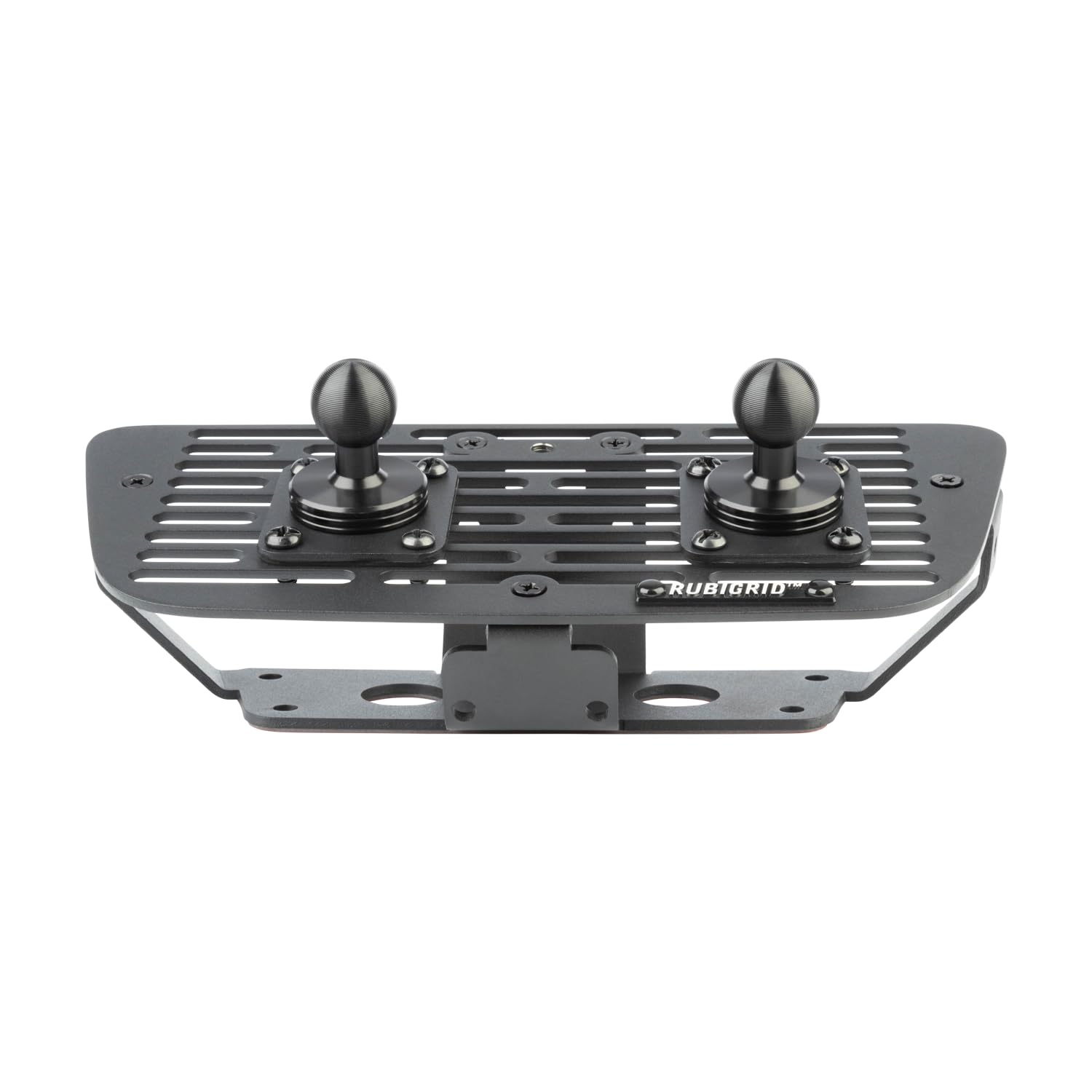 Bulletpoint dash mount with tighteners keeps devices secure on bumpy roads