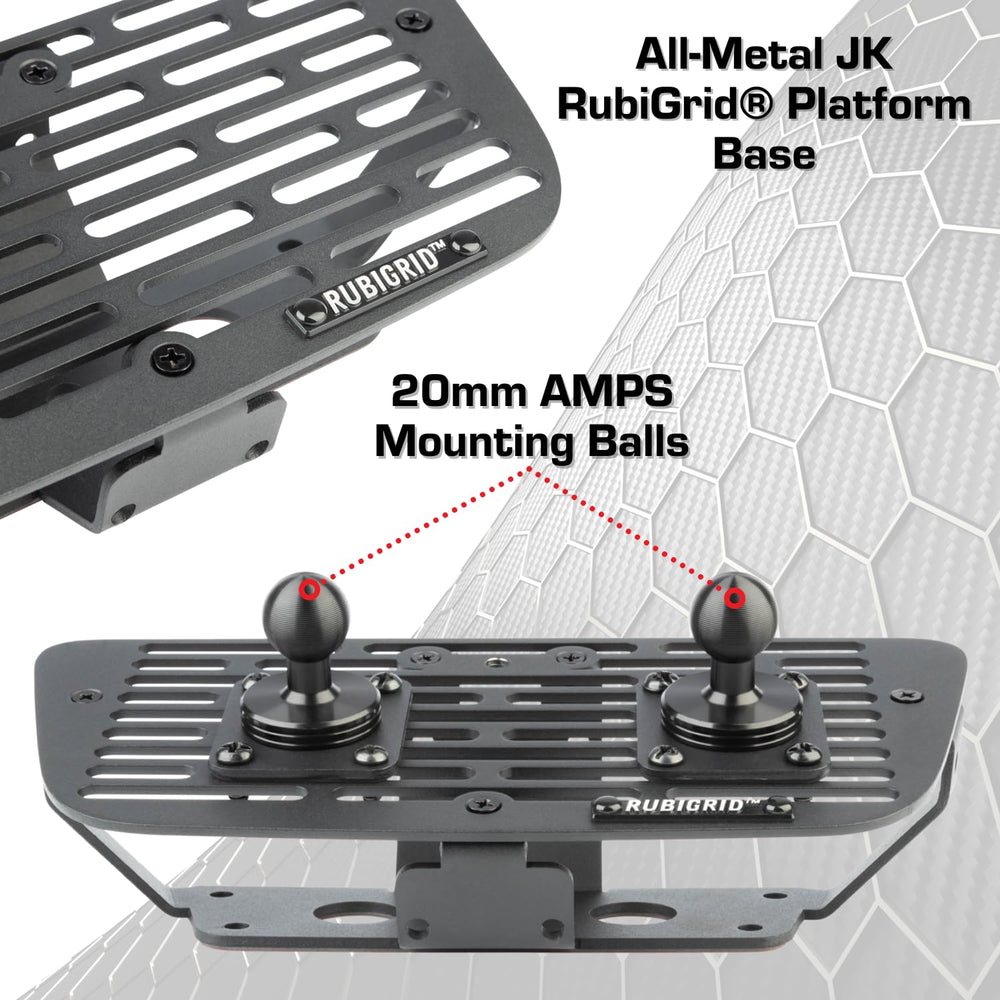 Bulletpoint dash holder supports up to five devices with modular layout