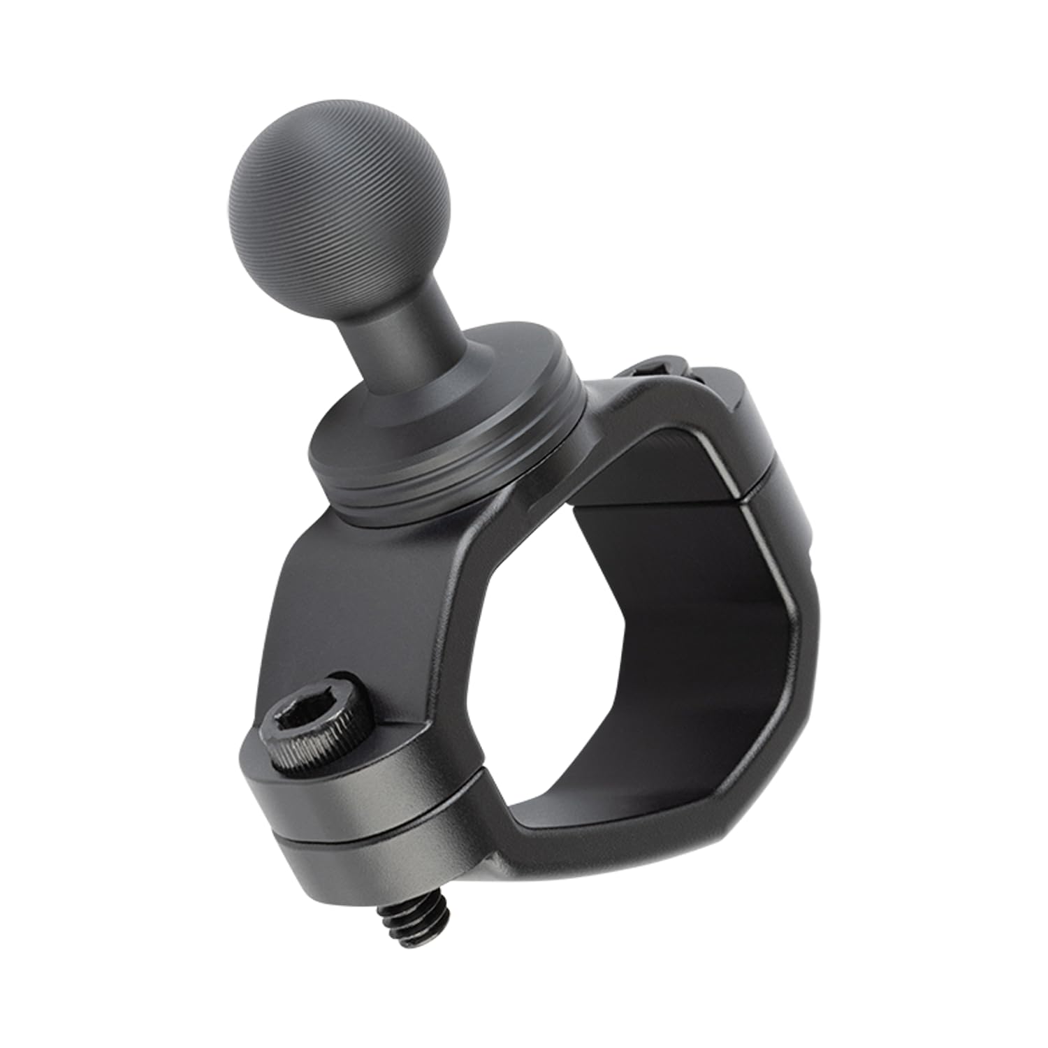 Bulletpoint grab bar mount durable all-metal construction for rugged vehicle use.