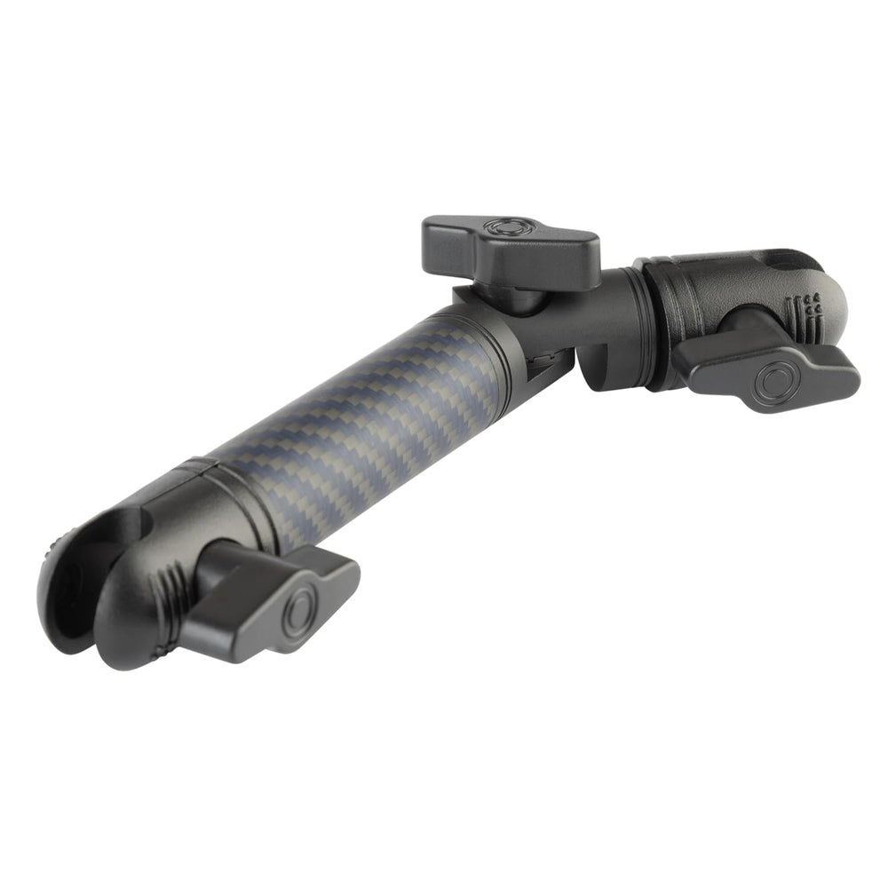 Bulletpoint locking mounting arm with 7cm-to-1cm reach for precise device positioning