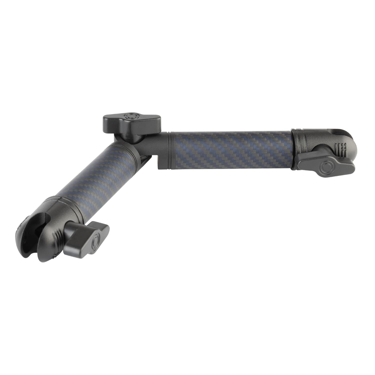 Bulletpoint locking arm with articulating mount for precise device positioning